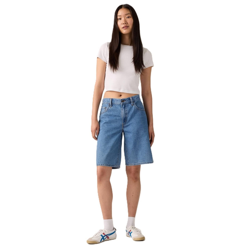 Bermuda Levis Baggy Dad Jort de Mujer