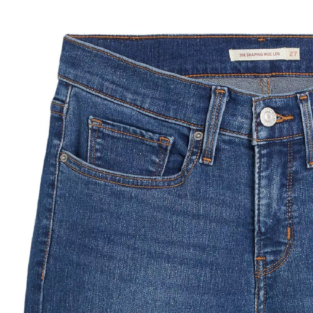 Jeans Levis 318 Shaping Wide Leg Mujer