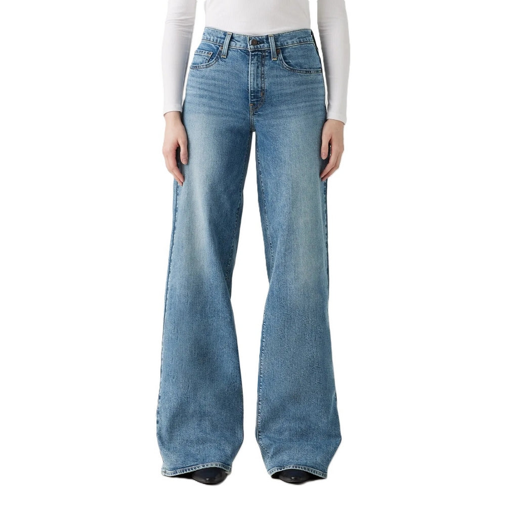 Jeans Levis 728 Hi Rise Wide Leg De Mujer