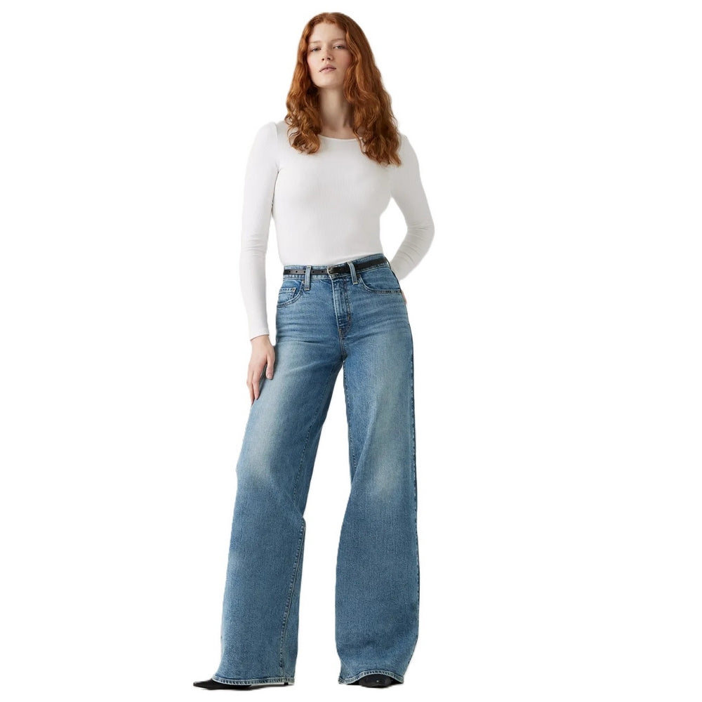Jeans Levis 728 Hi Rise Wide Leg De Mujer