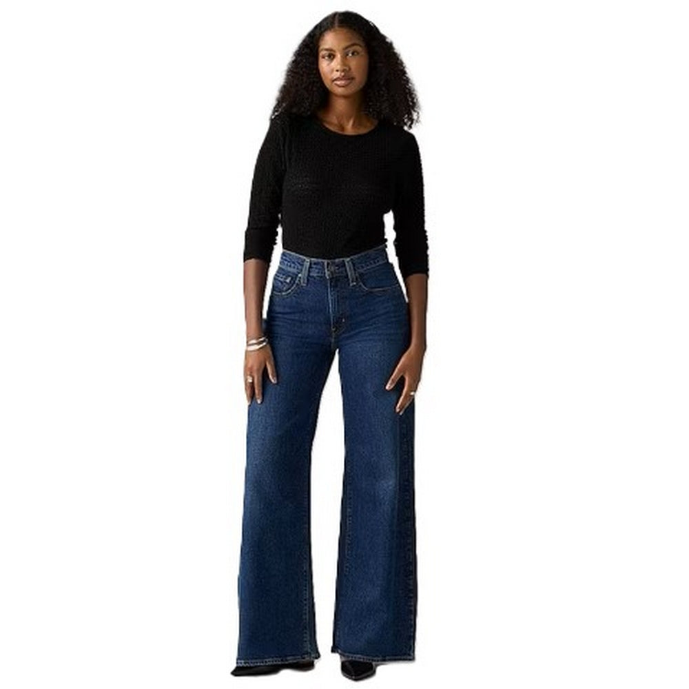 Jeans Levis 728 Hi Rise Wide Leg De Mujer