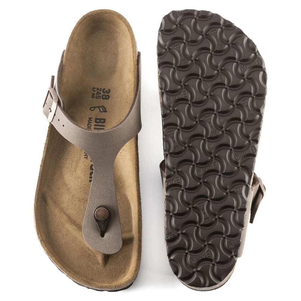 Sandalia Birkenstock Gizeh Bf-Nubuck Mocha R Unisex