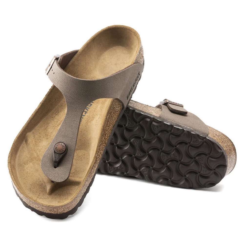 Sandalia Birkenstock Gizeh Bf-Nubuck Mocha R Unisex