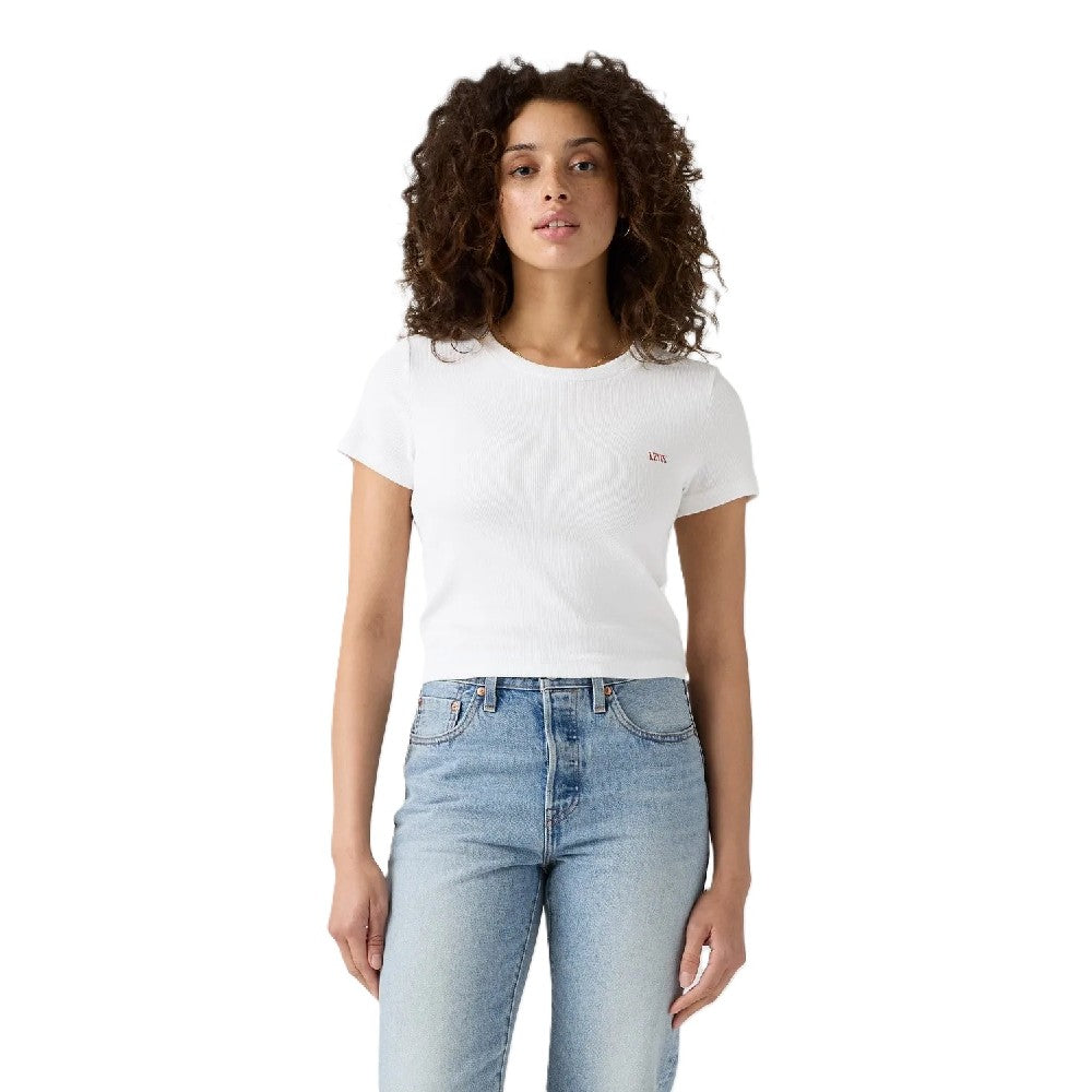 Remera Levis Essential Sporty Cropped Tee Mujer