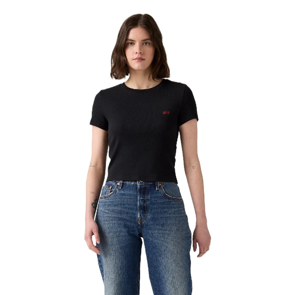 Remera Levis Essential Sporty Cropped Tee Mujer