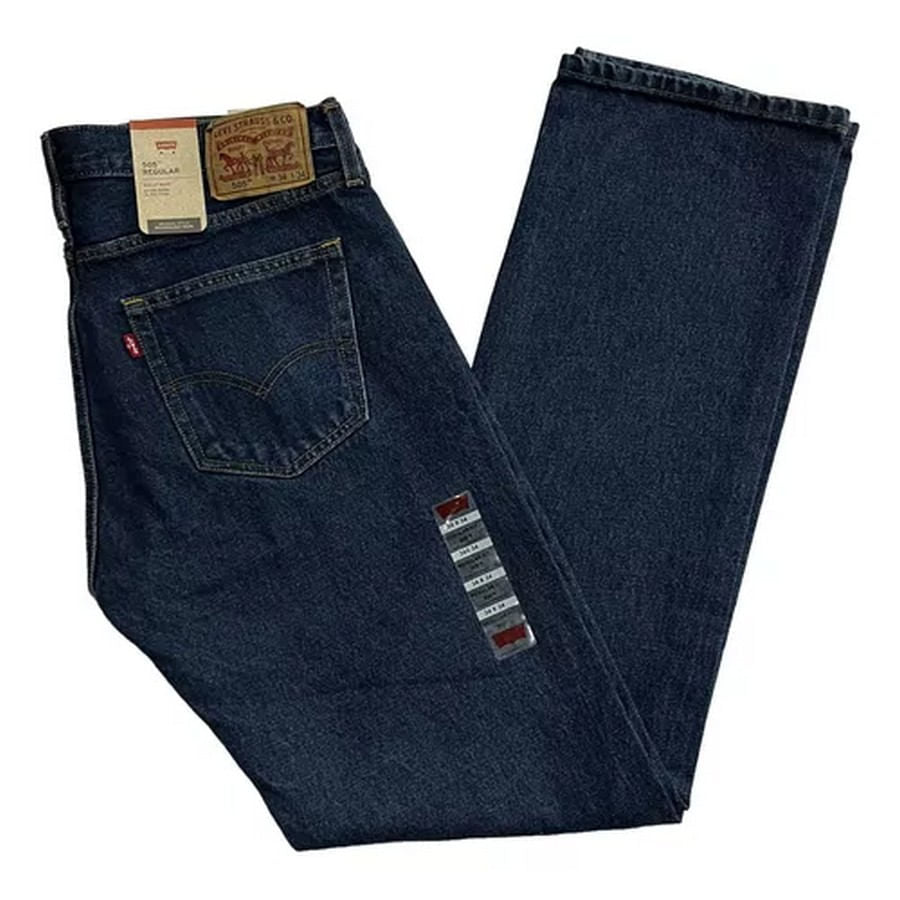 Jeans-Levis-505-Regular-Fit-Dark-Sw-De-Hombre#3