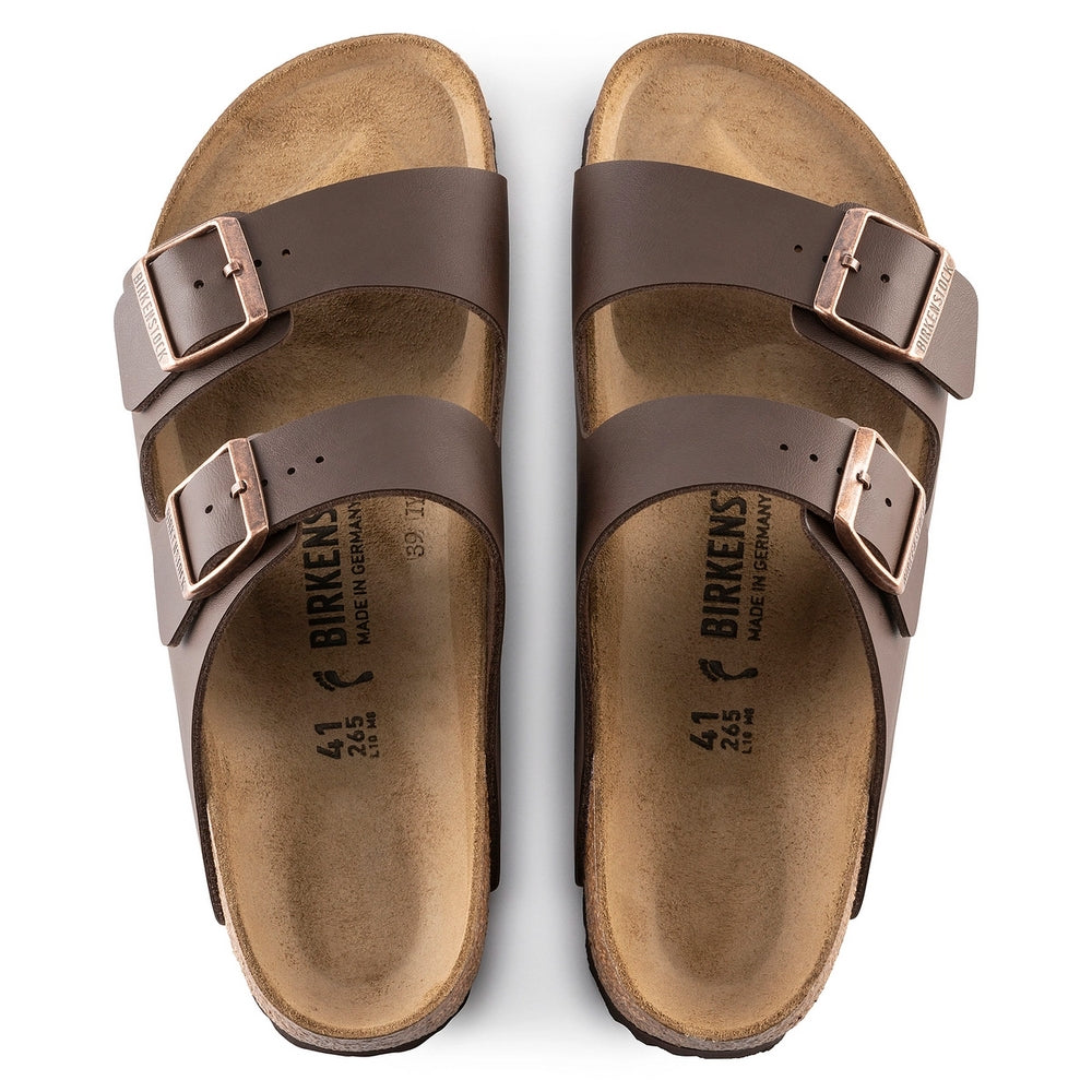 Sandalia Birkenstock Arizona Bf Dark Brown R Unisex
