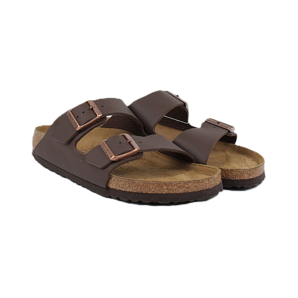 Sandalia Birkenstock Arizona Bf Dark Brown N Unisex