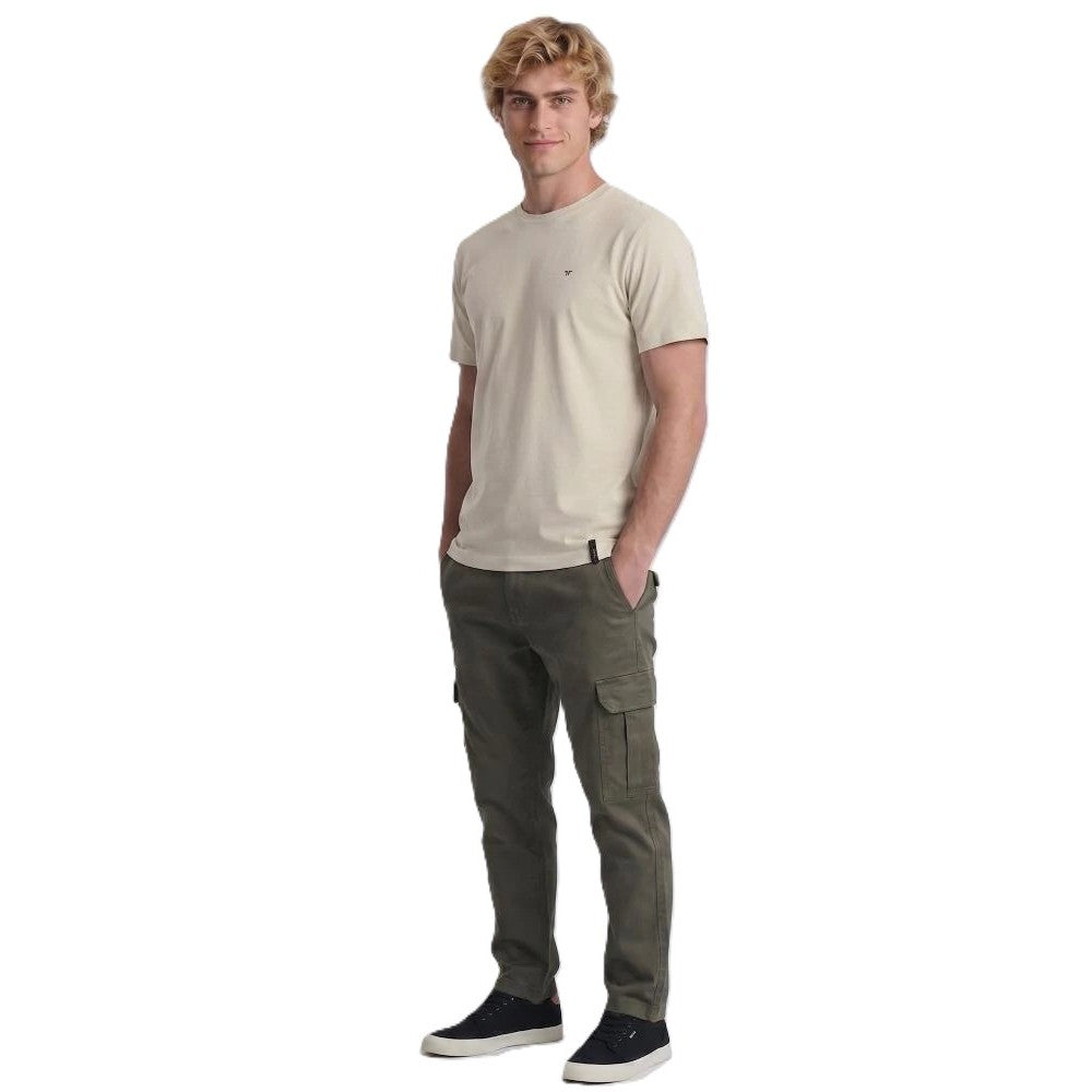 Remera Taverniti Fortaleza de Algodon Manga Corta Hombre