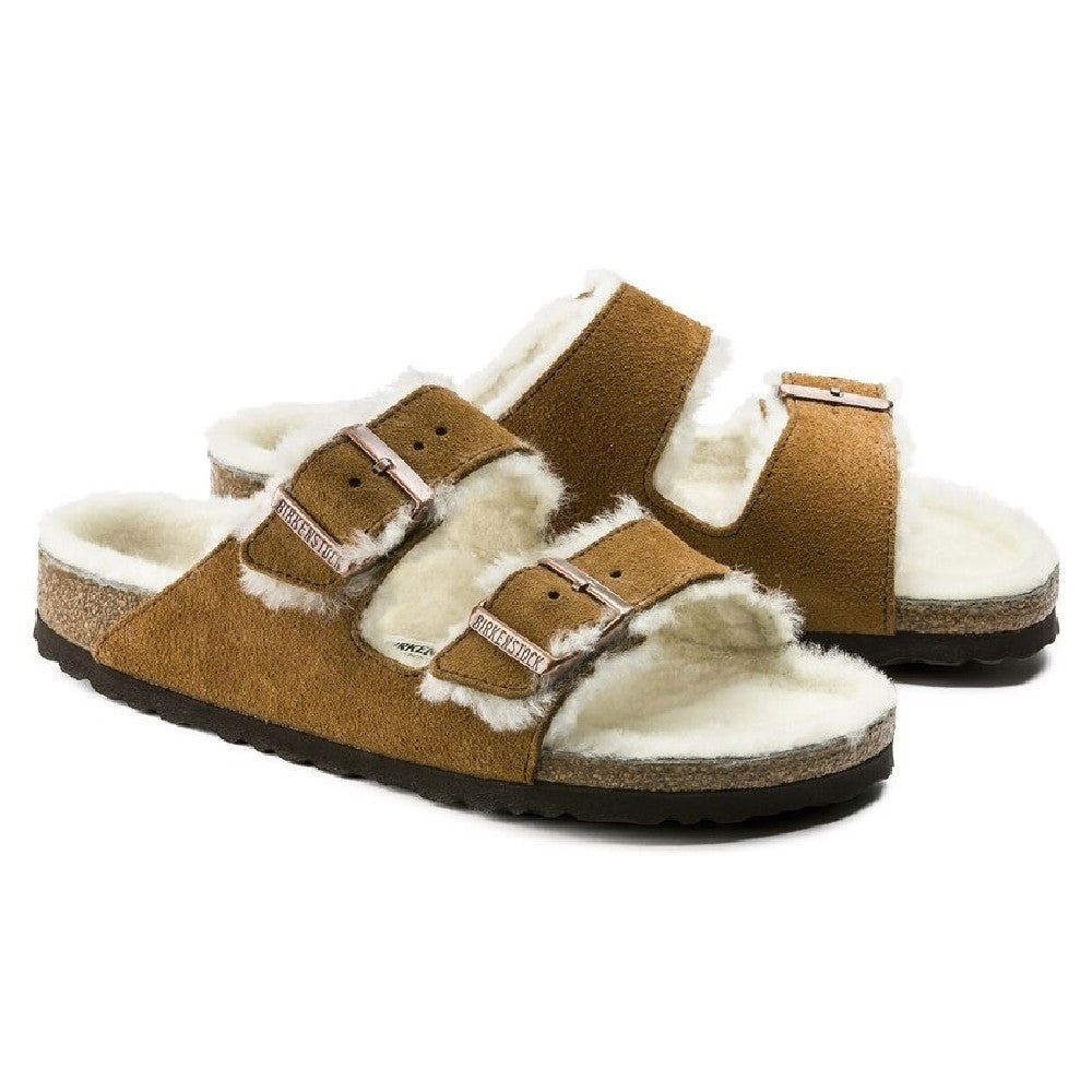 Sandalia Birkenstock Arizona Fur VL Sheepskin Mink N Unisex