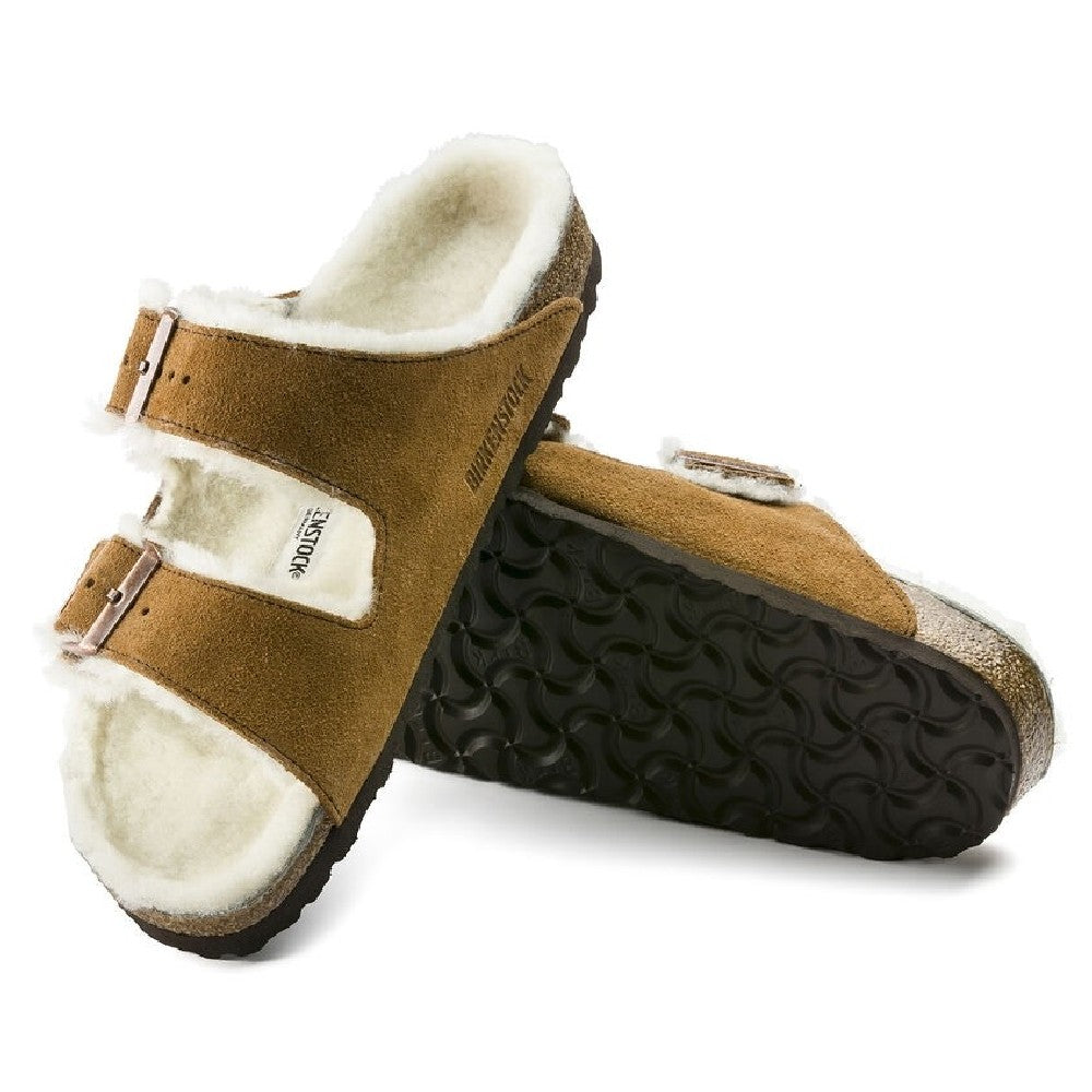 Sandalia Birkenstock Arizona Fur VL Sheepskin Mink N Unisex