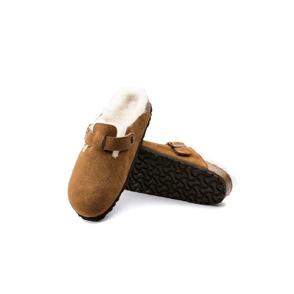 Zapato Birkenstock Boston Fur Vl Sheepskin Mink N Unisex