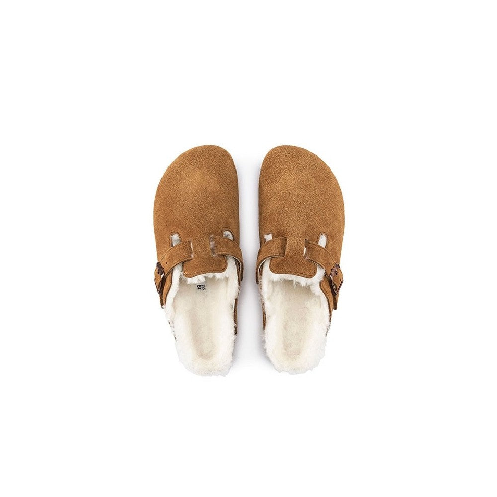 Zapato Birkenstock Boston Fur Vl Sheepskin Mink N Unisex