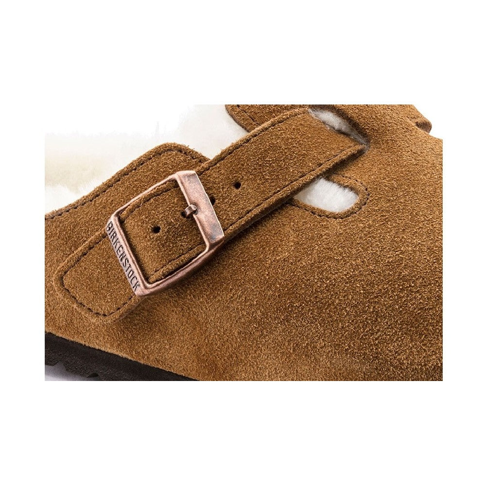 Zapato Birkenstock Boston Fur Vl Sheepskin Mink N Unisex