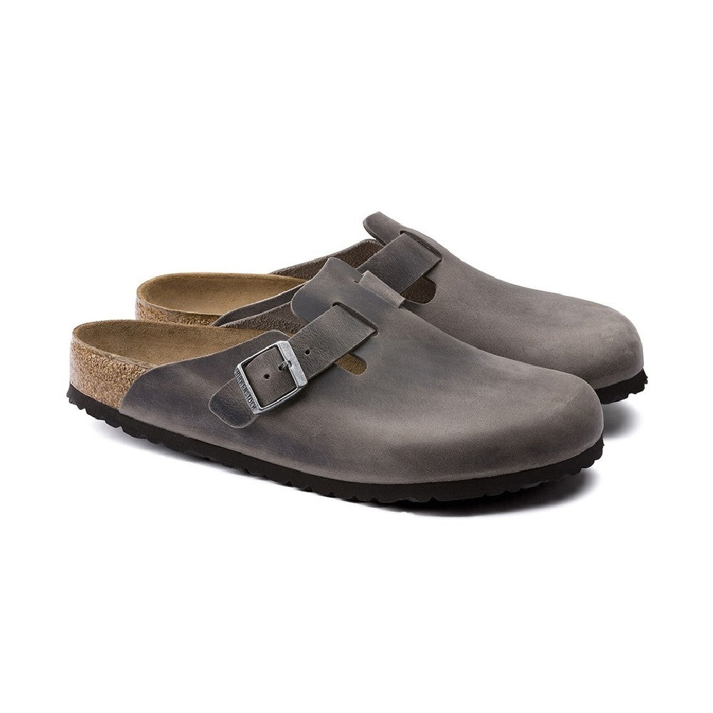 Zapato Birkenstock Boston Fl Sfb Iron N Unisex