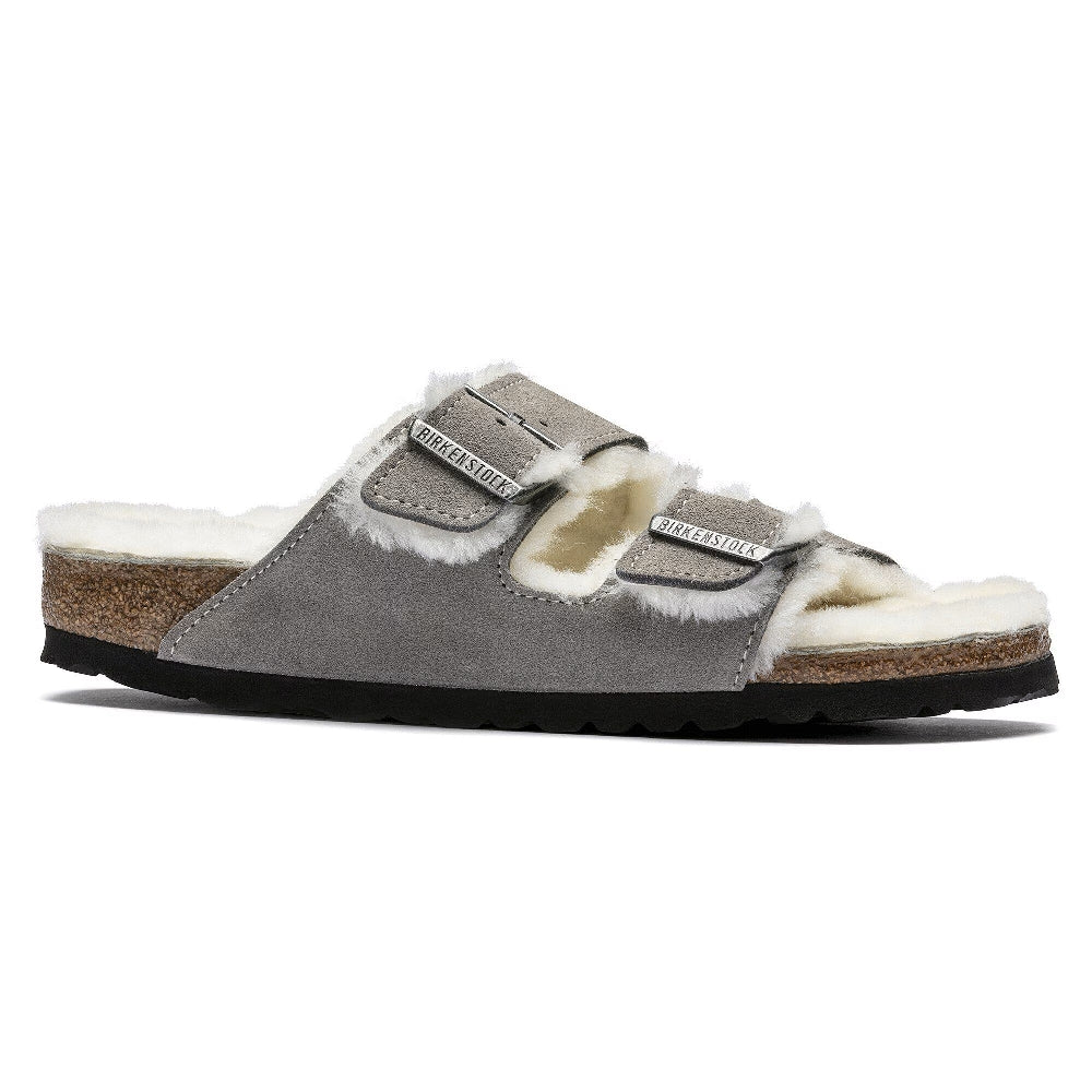 Sandalia Birkenstock Arizona VL Fur Stone Coin N Unisex