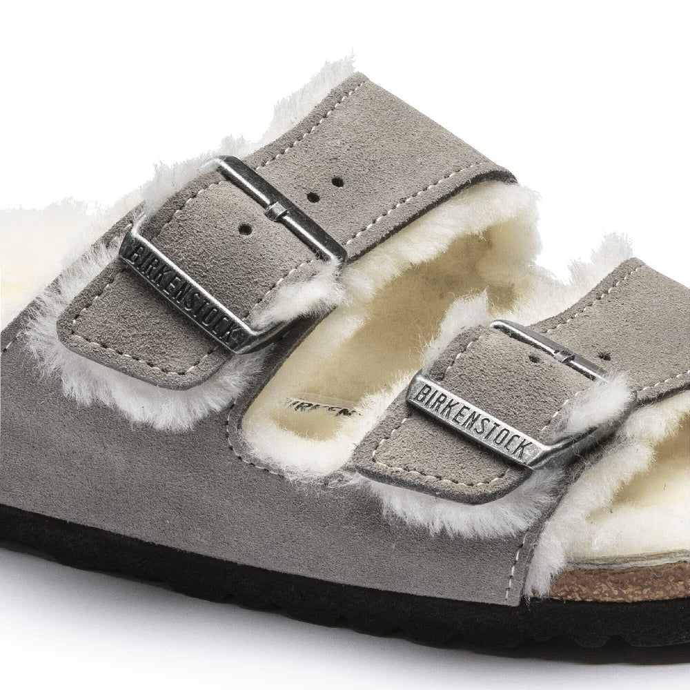 Sandalia Birkenstock Arizona VL Fur Stone Coin N Unisex