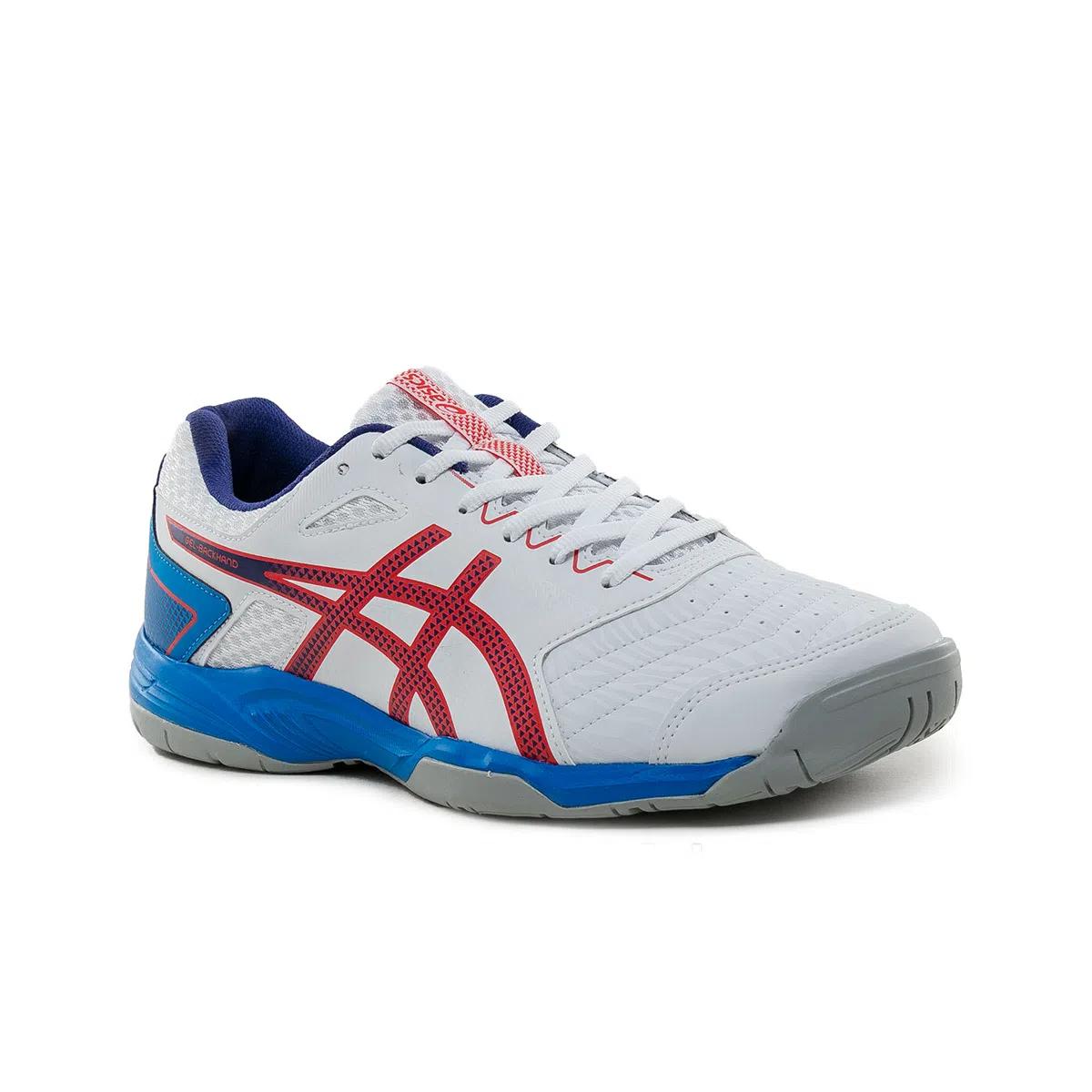 Zapatilla-Asics-Gel-Backhand-M-White-Red-Alert-De-Hombre#5