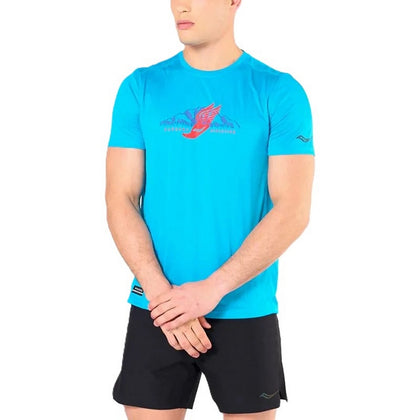 Remera Saucony Stopwatch Graphic Short Sleeve M de Hombre