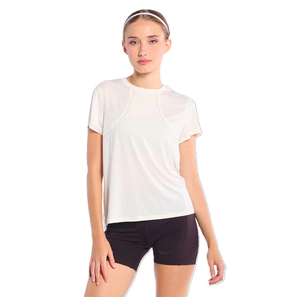 Remera Saucony Hurricane Short Sleeve Mujer