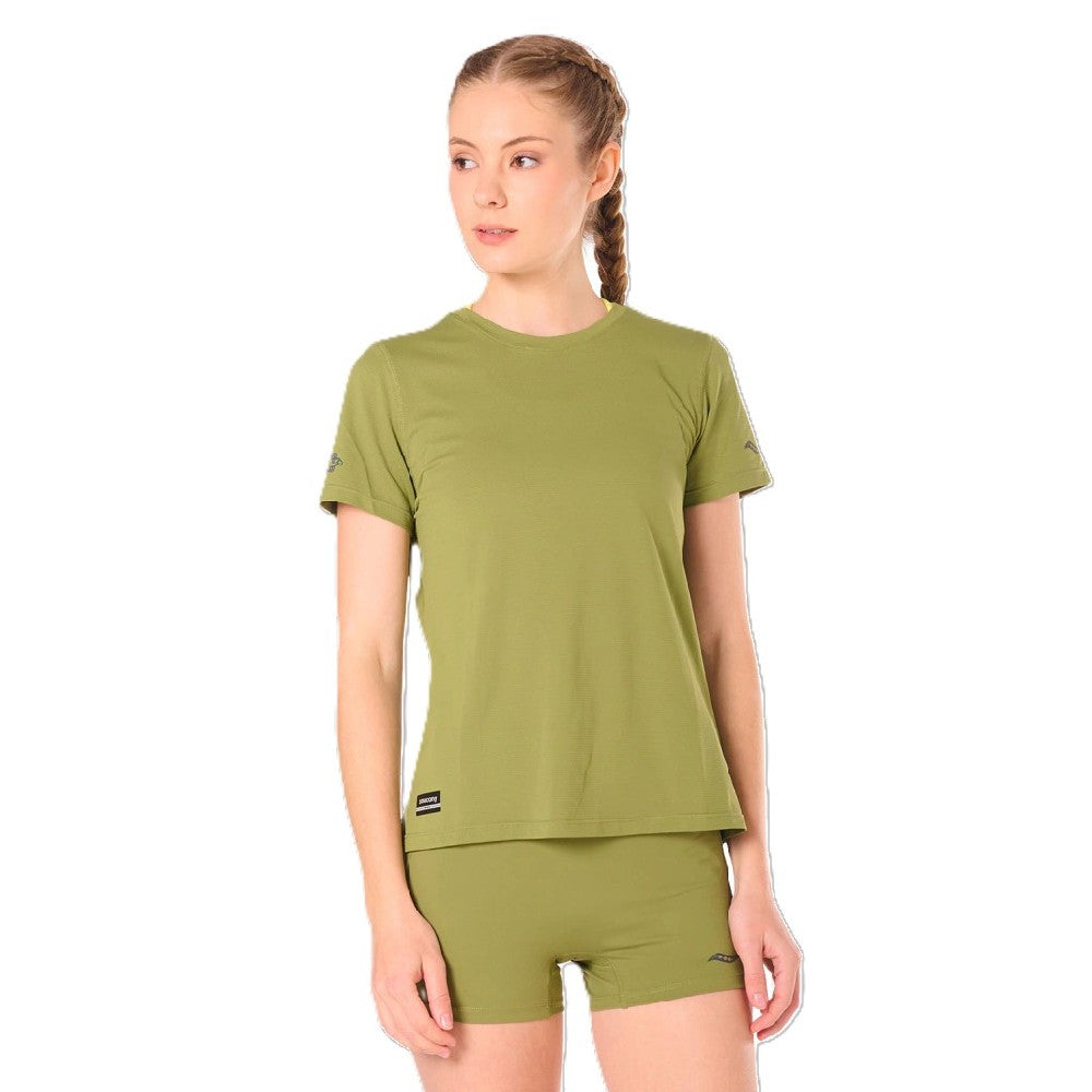 Remera Saucony Peregrine Tr Graphic Short Sleeve De Mujer