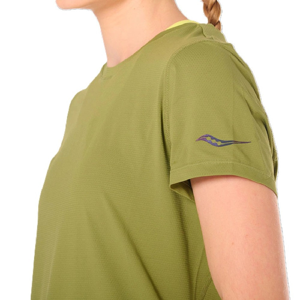 Remera Saucony Peregrine Tr Graphic Short Sleeve De Mujer