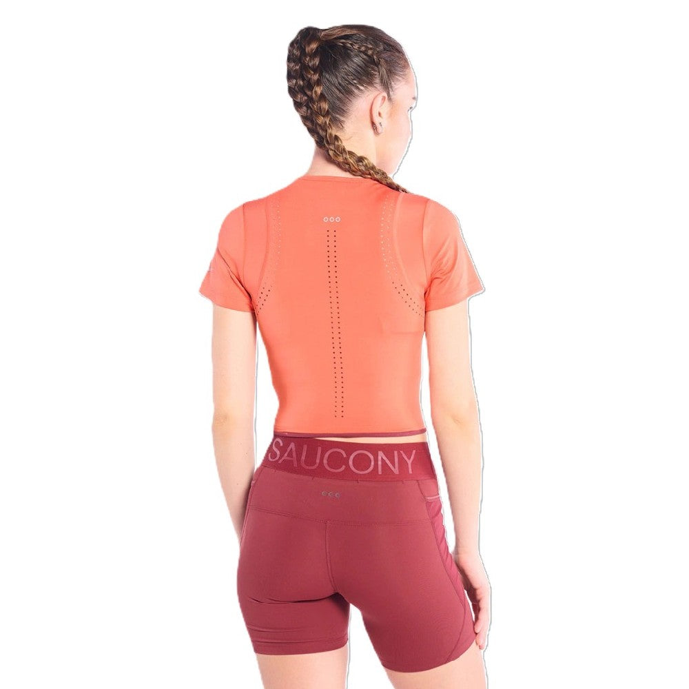 Top Saucony Explorer Tr Short Sleeve De Mujer