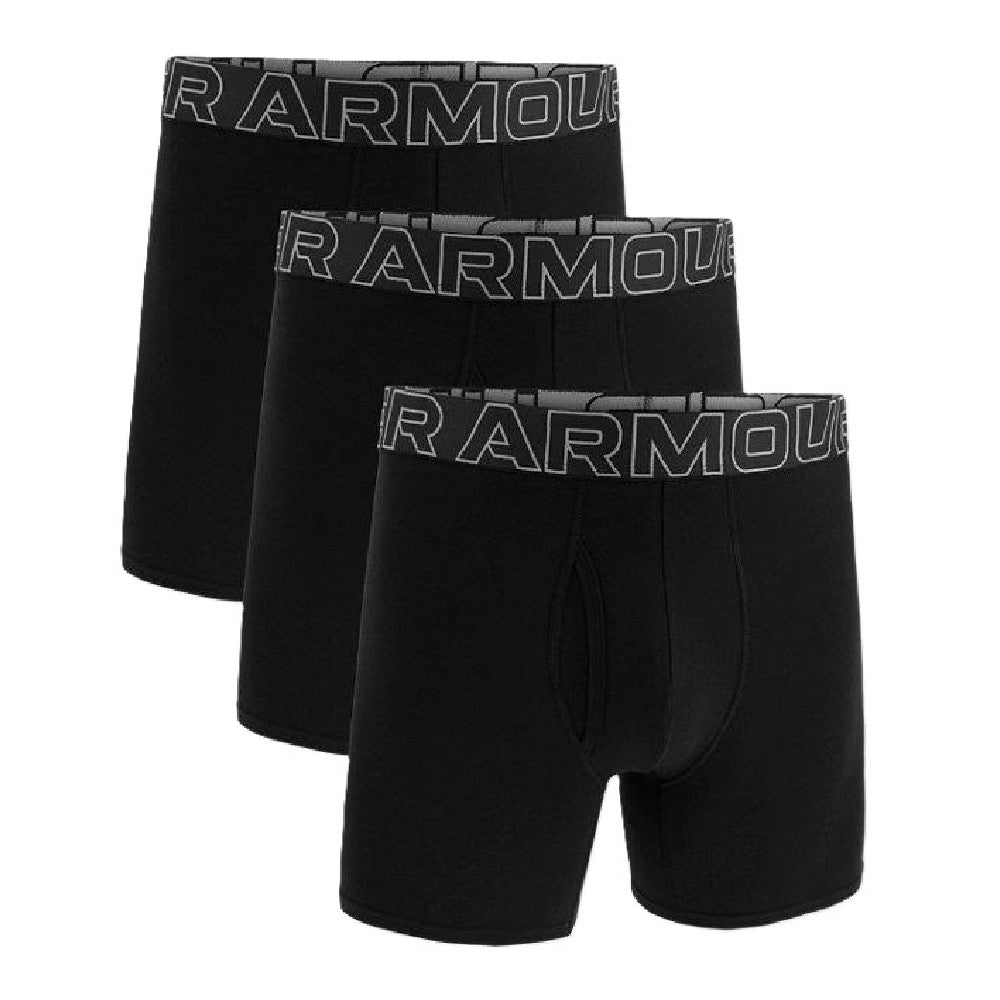 Boxer Under Armour Ua Boxers Cotton -  6 In 3pk Hombre