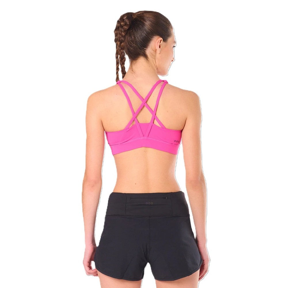 Top Saucony Outpace Bra Candy Pink L Mujer