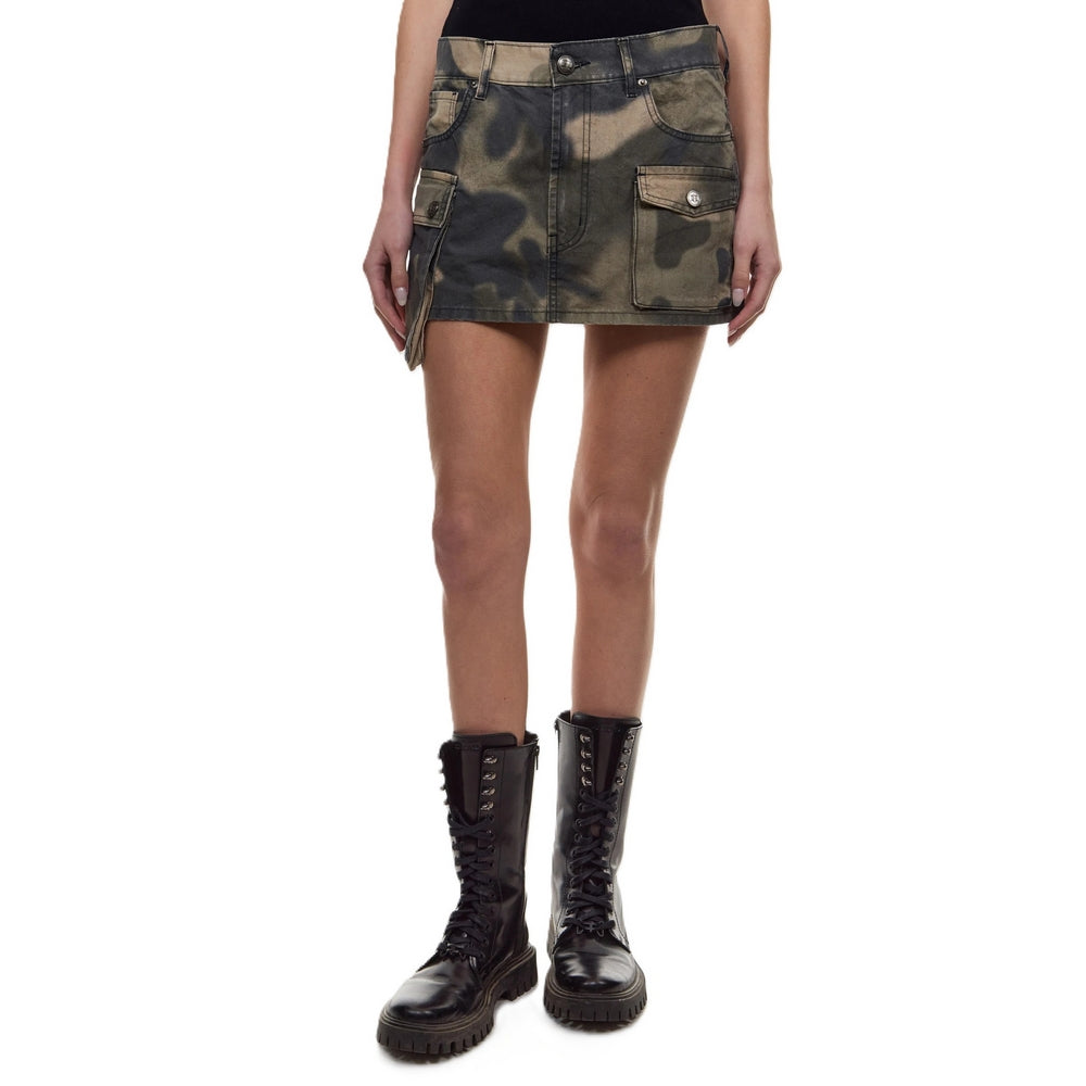 Pollera Label 99 Mini Camo De Mujer