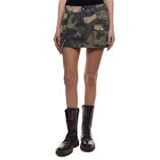 Pollera Label 99 Mini Camo De Mujer