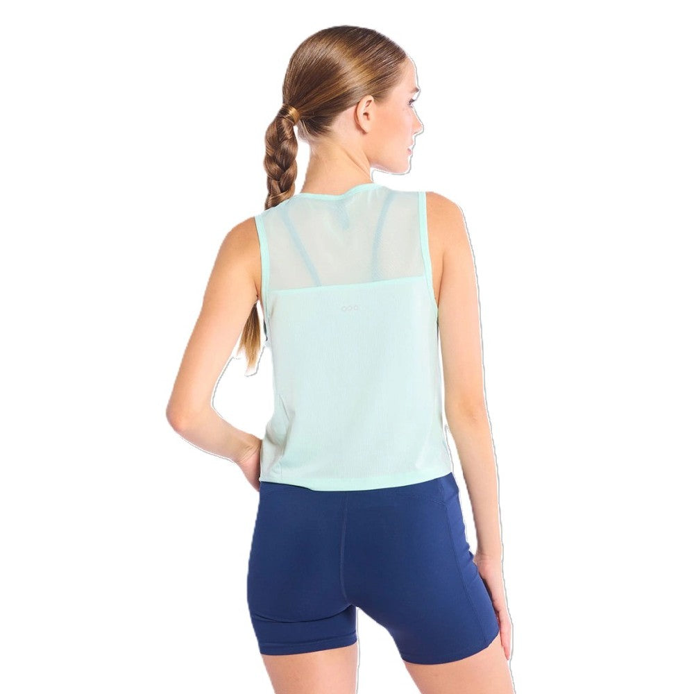 Musculosa Saucony Stopwatch Crop Tank Mujer