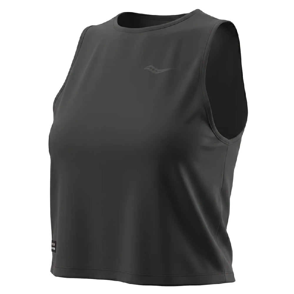 Musculosa Saucony Stopwatch Crop Tank W Mujer