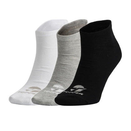 3 Pack Soquete Topper X 3 Mns Blanco de Hombre