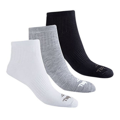 3 Pack Caña Media Topper X 3 Baja Mns Blanco de Mujer