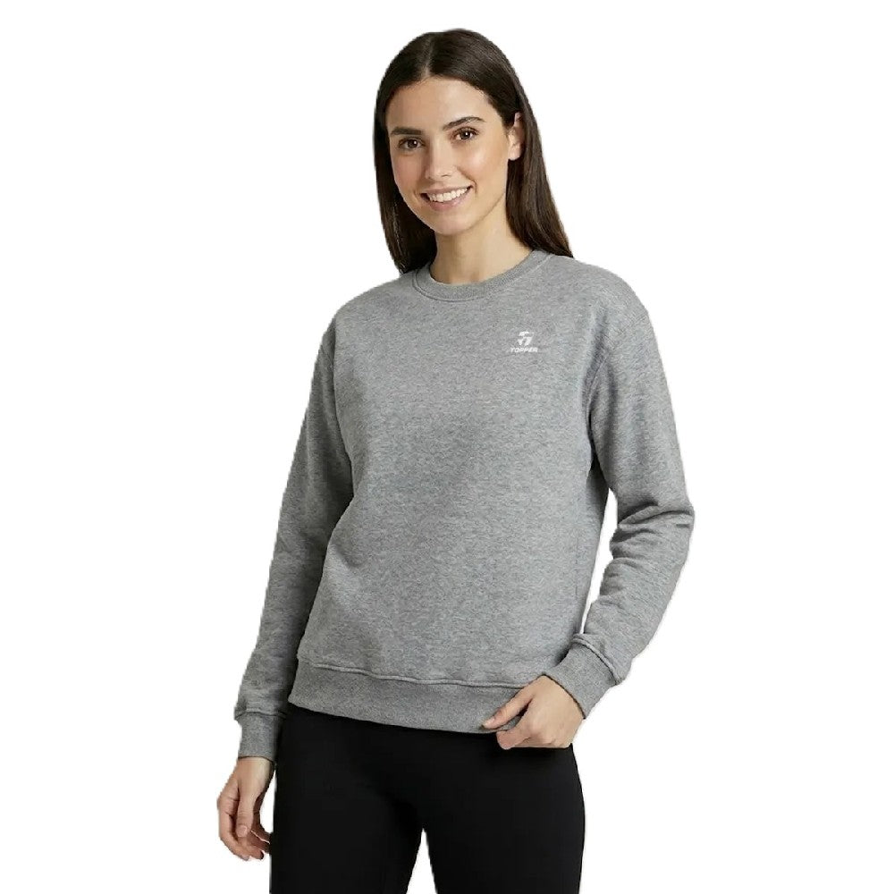 Buzo Topper Basic Crew Loose Casual Mujer