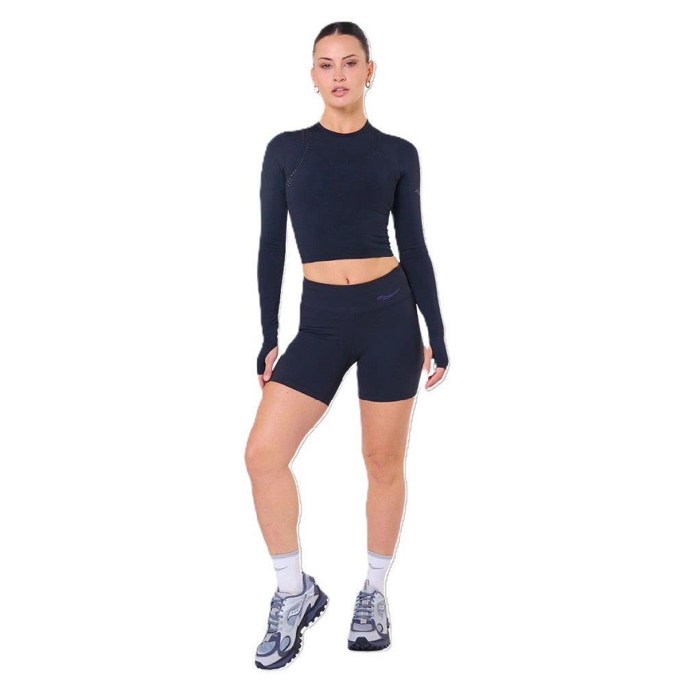 Remera Saucony Kinvara Cropped Long Sleeve Mujer