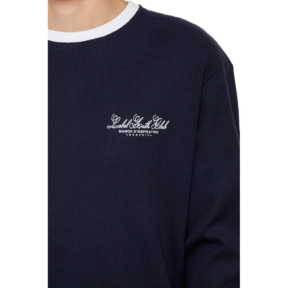 Remera Label 99 Authentics Waffle de Hombre
