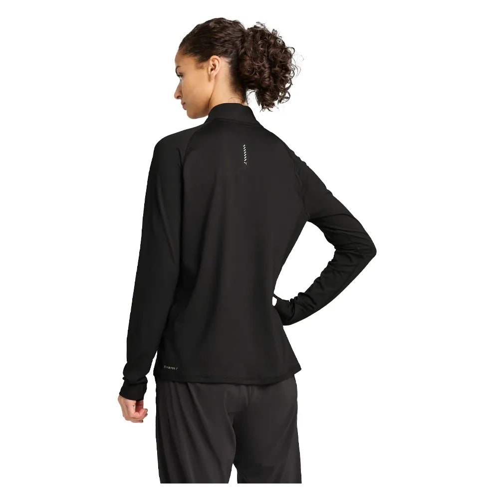 Remera Puma W Run Velocity Cloudspun 1-4 Zip De Mujer