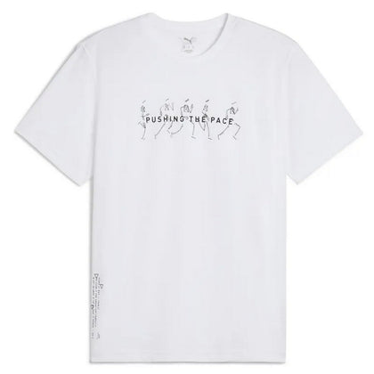 Remera Puma Graphics Running Illustration Tee M Adp de Hombre