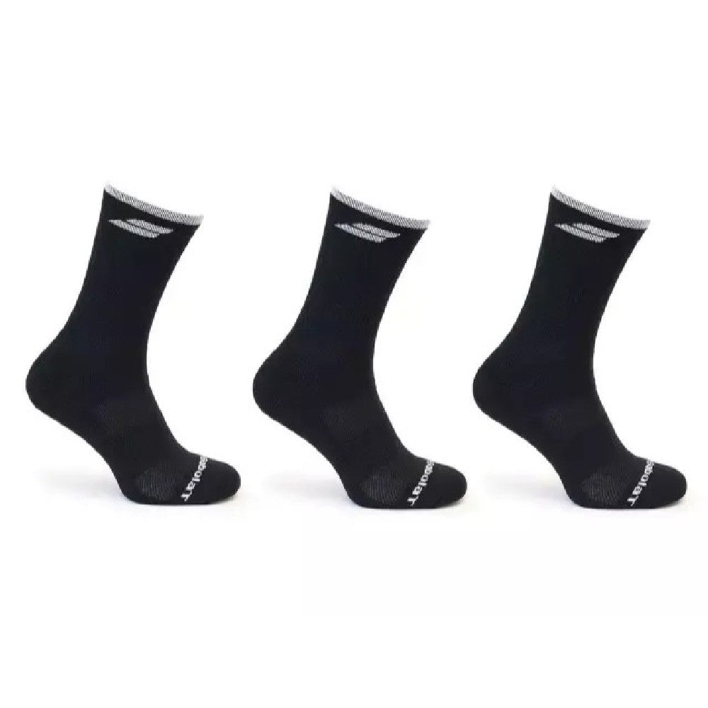 3 Pack Soquete Babolat Tennis Pro Play Regular Sock 3 Pairs Pack Black Unisex
