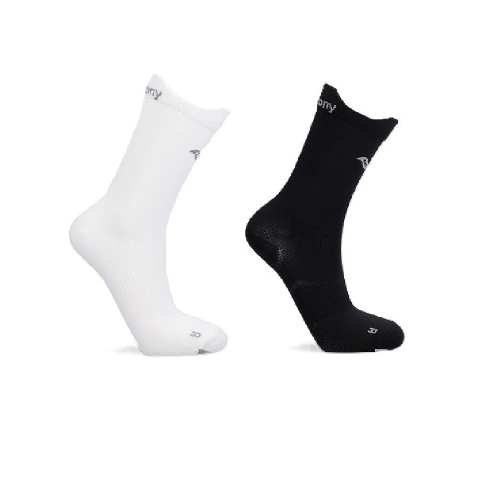 2 Pack Caña Media Saucony Elite Crew Socks U Assorted T2 Unisex
