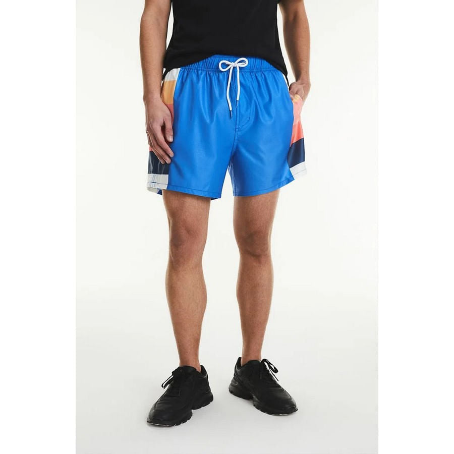 Malla-Levis-Swimwear-Block-Stripes-Multico-De-Hombre#1