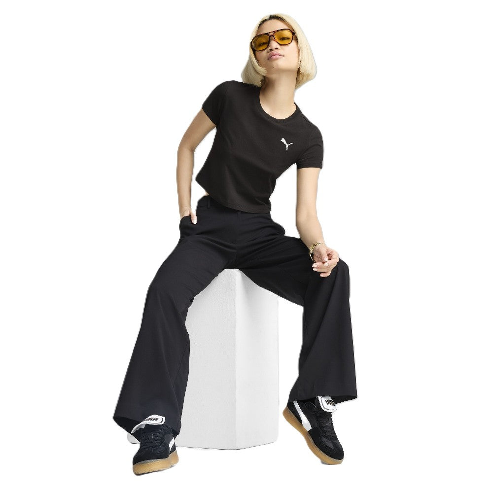 Remera Puma Wardrobe Ess Baby Tee Mujer