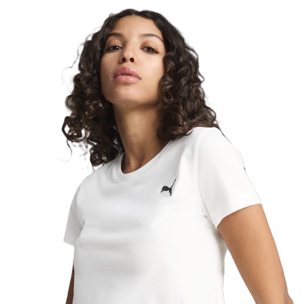 Remera Puma Wardrobe Ess Baby Tee Mujer