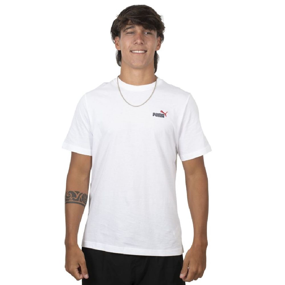 Remera Puma Ess 2 Color Small No. 1 Logo Tee De Hombre