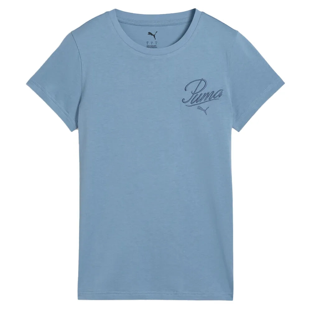 Remera Puma Ess Script Tee De Mujer