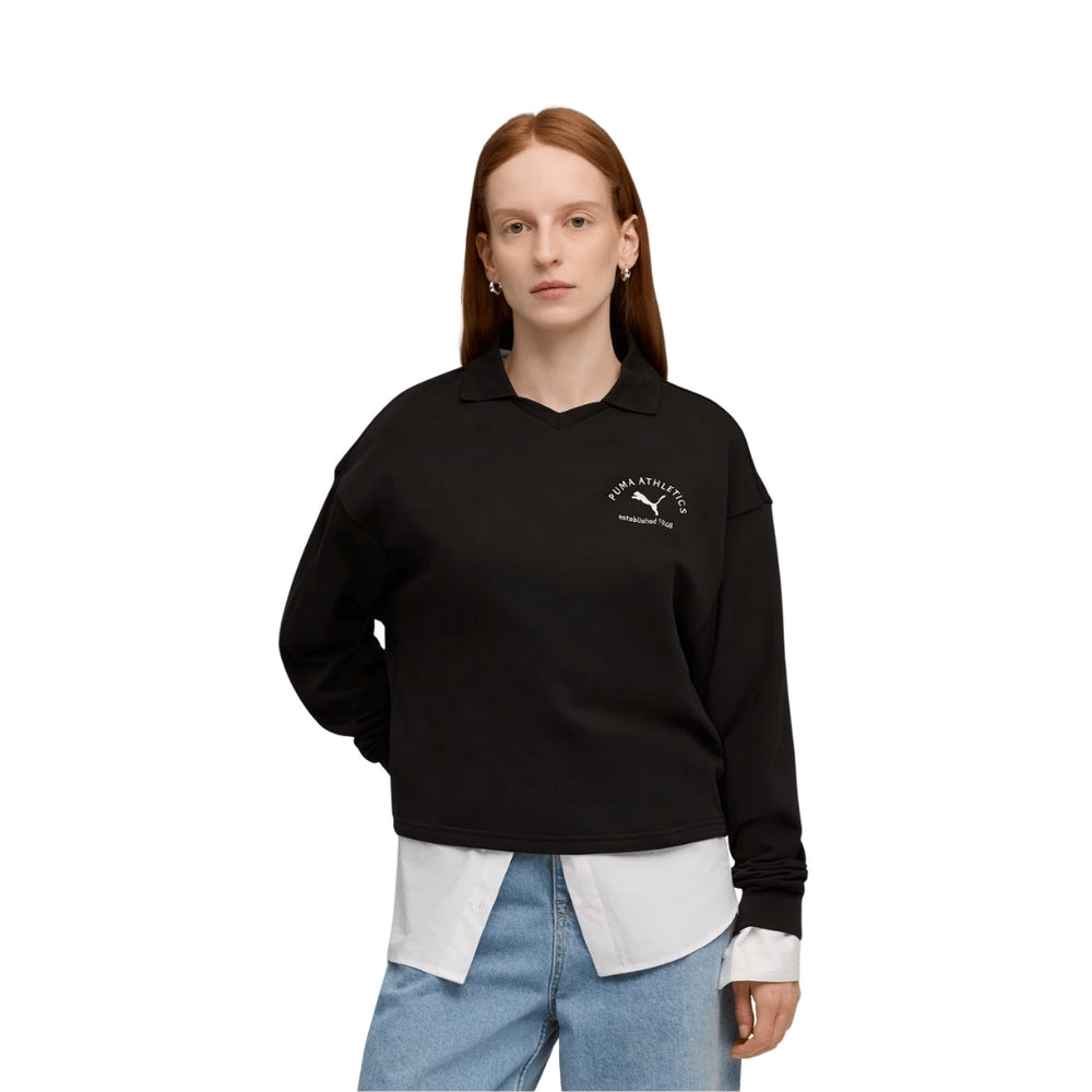 Buzo Puma Puma Class Comfort Short Polo Crew Tr De Mujer