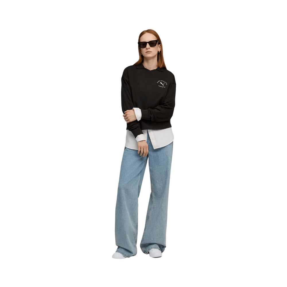 Buzo Puma Puma Class Comfort Short Polo Crew Tr De Mujer