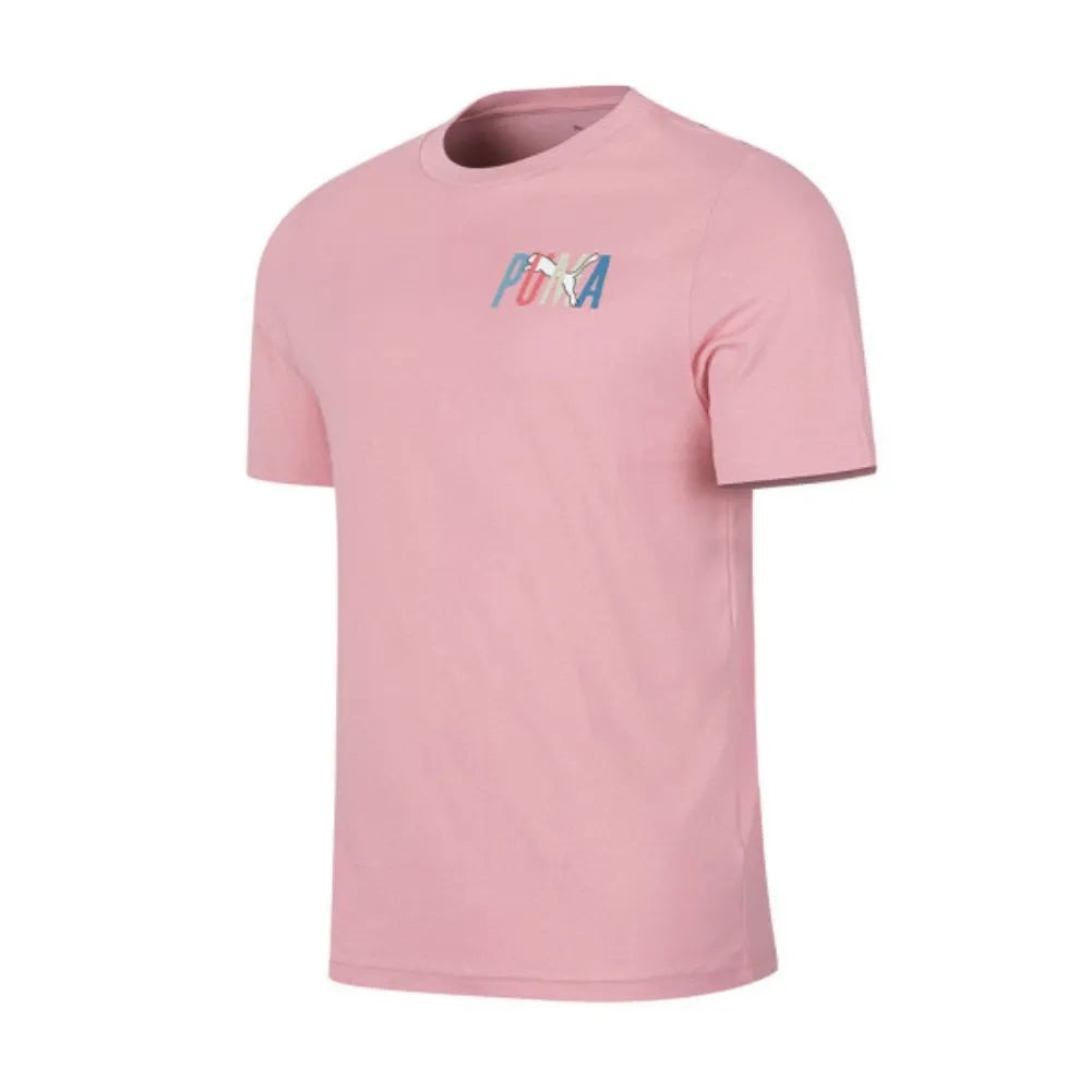 Remera Puma Ess Graphics Multicolored Tee De Hombre